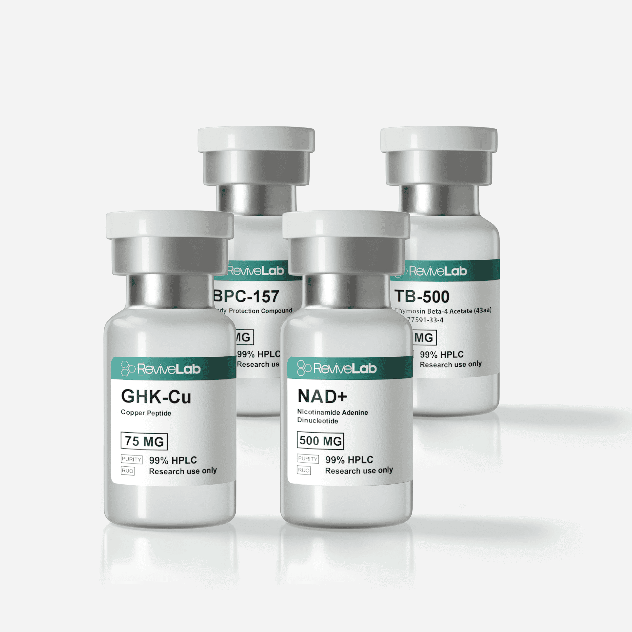 BPC-157 TB-500 GHK-Cu NAD⁺ stack Regenerative peptide combo BPC-157 TB-500 NAD⁺ GHK-Cu Tissue repair & longevity peptide stack NAD⁺ GHK-Cu BPC-157 TB-500 Multi-pathway anti-aging peptide blend Canada BPC-157 TB-500 GHK-Cu NAD⁺ High-purity research peptide stack for regeneration and cellular energy