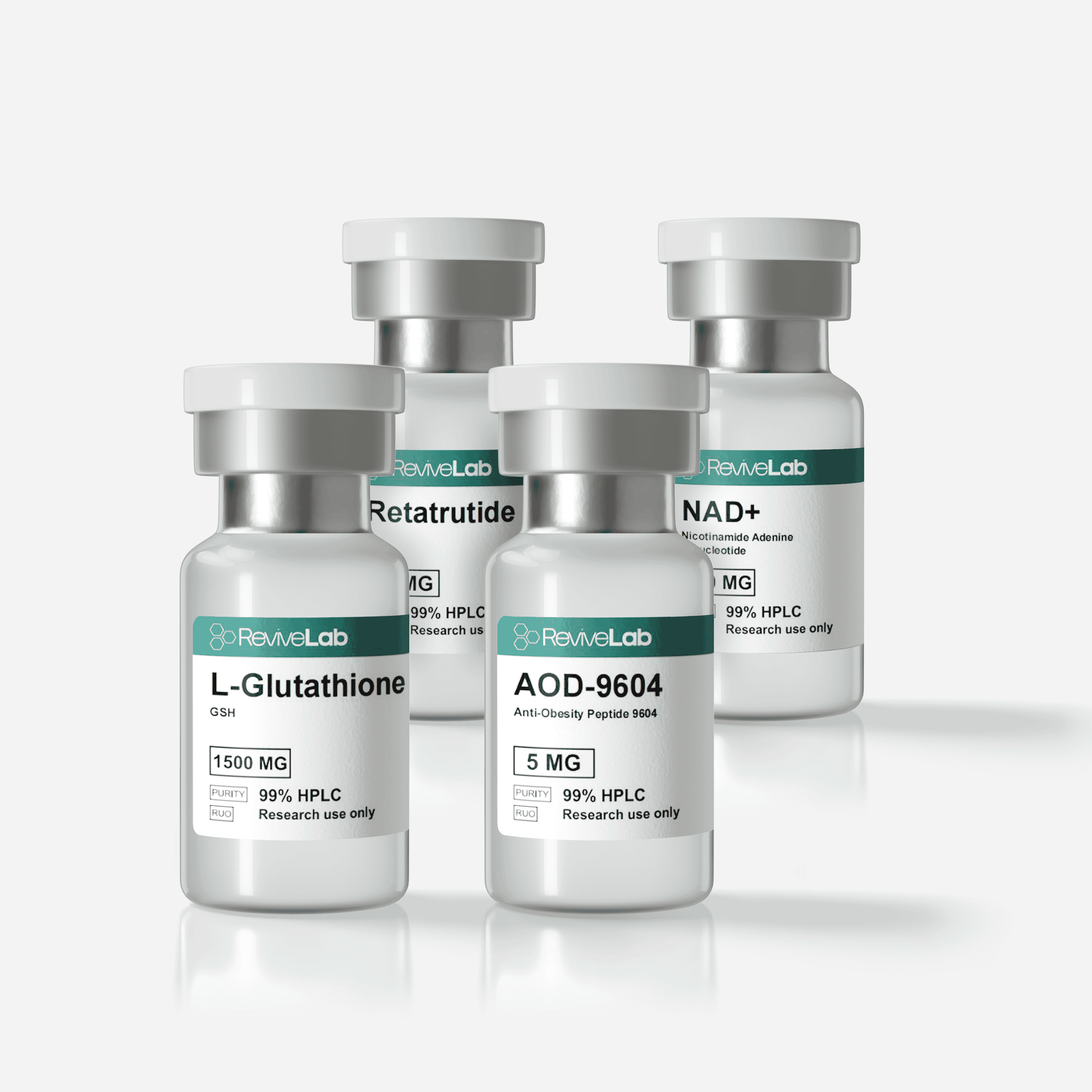 Retatrutide NAD Glutathione AOD-9604 Retatrutide metabolism peptide combo NAD Glutathione longevity stack AOD-9604 fat-loss peptide research Anti-aging peptide stack Canada